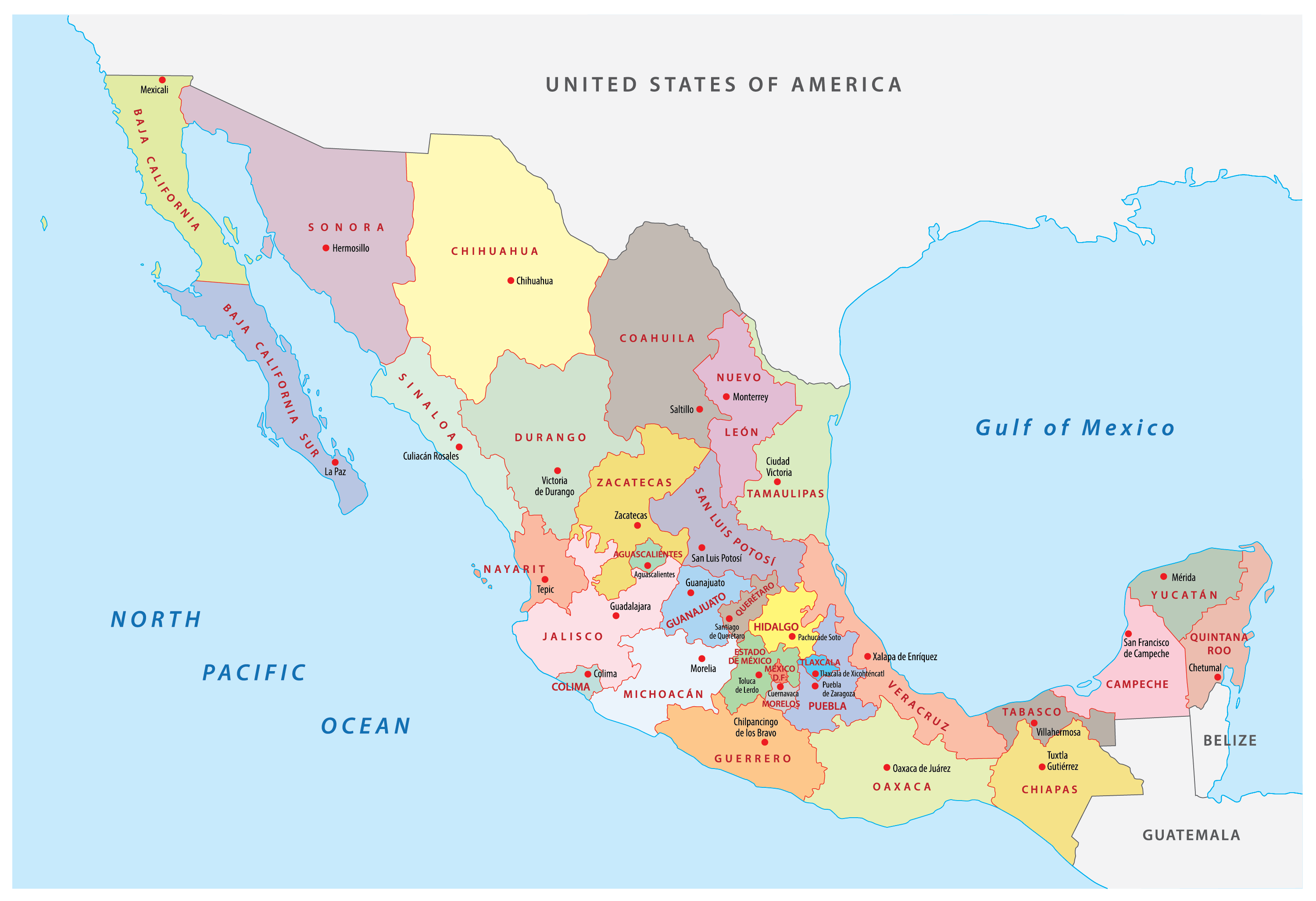 mexico map
